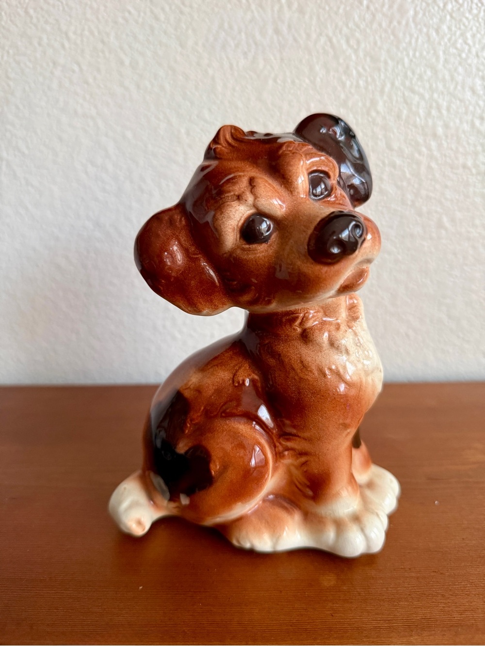 Vintage Royal Copley Ceramic Puppy (MCM)
